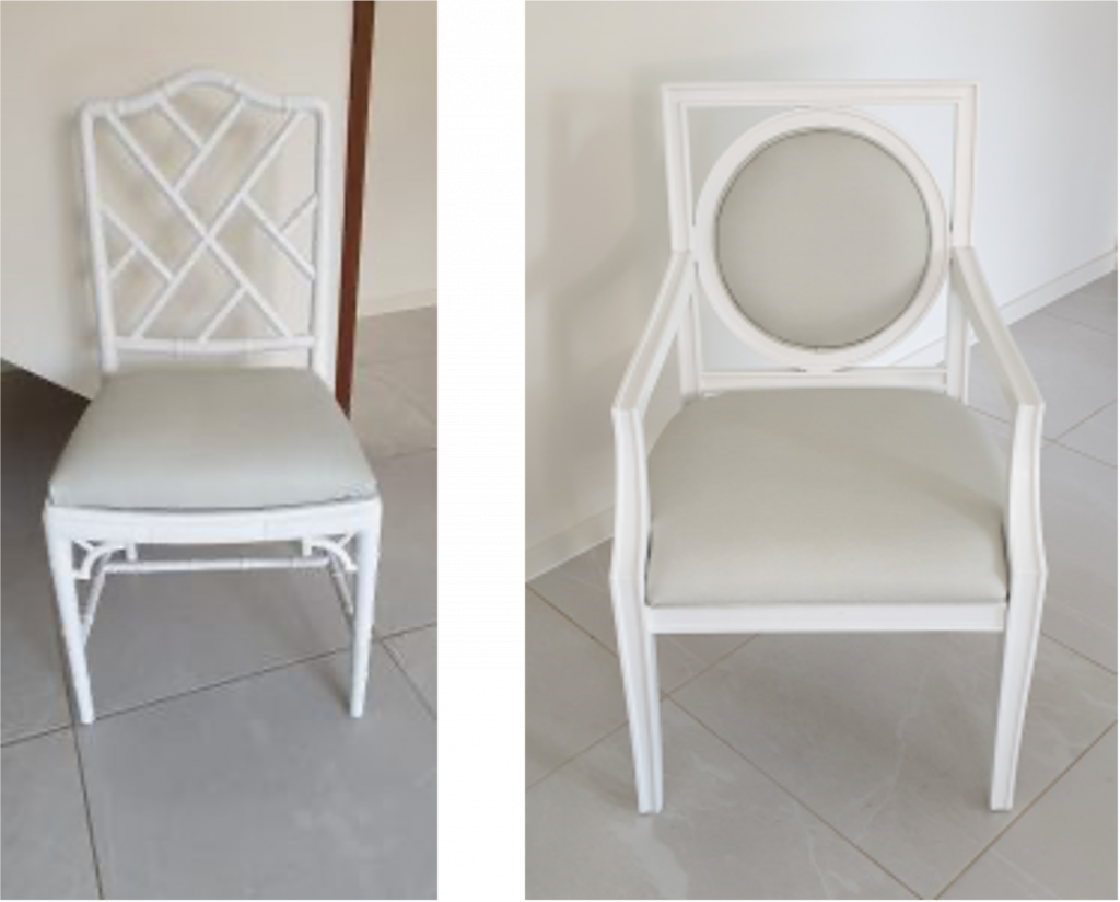 Chippendale Chair and Carver Chair